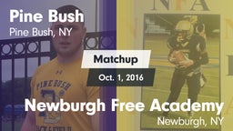 Matchup: Pine Bush vs. Newburgh Free Academy  2016