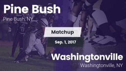 Matchup: Pine Bush vs. Washingtonville  2017
