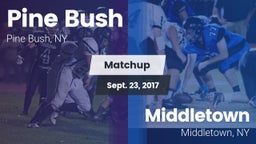 Matchup: Pine Bush vs. Middletown  2017