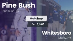 Matchup: Pine Bush vs. Whitesboro  2018