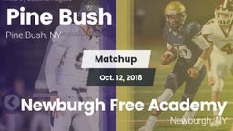 Matchup: Pine Bush vs. Newburgh Free Academy  2018