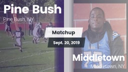 Matchup: Pine Bush vs. Middletown  2019