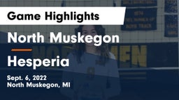 North Muskegon  vs Hesperia  Game Highlights - Sept. 6, 2022