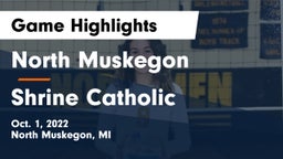 North Muskegon  vs Shrine Catholic  Game Highlights - Oct. 1, 2022