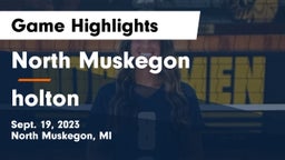 North Muskegon  vs holton  Game Highlights - Sept. 19, 2023