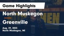 North Muskegon  vs Greenville  Game Highlights - Aug. 29, 2023
