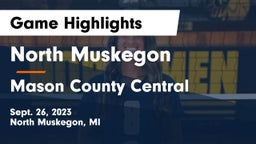 North Muskegon  vs Mason County Central  Game Highlights - Sept. 26, 2023