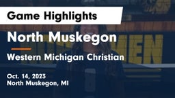 North Muskegon  vs Western Michigan Christian  Game Highlights - Oct. 14, 2023