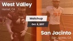 Matchup: West Valley High vs. San Jacinto  2017
