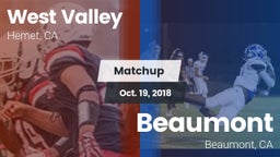 Matchup: West Valley High vs. Beaumont  2018