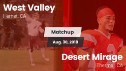 Matchup: West Valley High vs. Desert Mirage  2019