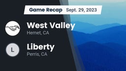 Recap: West Valley  vs. Liberty  2023