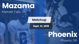 Matchup: Mazama vs. Phoenix  2018