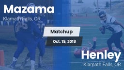 Matchup: Mazama vs. Henley  2018