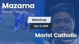 Matchup: Mazama vs. Marist Catholic  2019