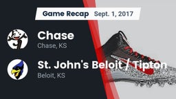 Recap: Chase  vs. St. John's Beloit / Tipton 2017