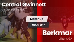 Matchup: Central Gwinnett vs. Berkmar  2017