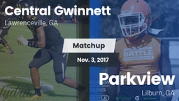 Matchup: Central Gwinnett vs. Parkview  2017
