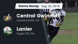 Recap: Central Gwinnett  vs. Lanier  2018