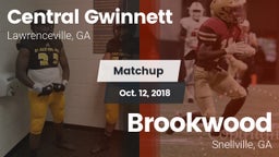 Matchup: Central Gwinnett vs. Brookwood  2018