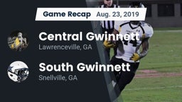 Recap: Central Gwinnett  vs. South Gwinnett  2019