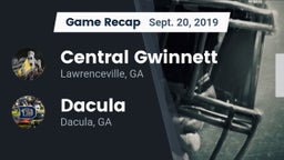 Recap: Central Gwinnett  vs. Dacula  2019
