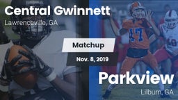 Matchup: Central Gwinnett vs. Parkview  2019