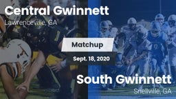 Matchup: Central Gwinnett vs. South Gwinnett  2020