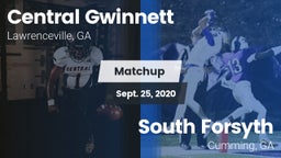 Matchup: Central Gwinnett vs. South Forsyth  2020