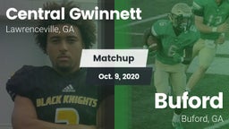 Matchup: Central Gwinnett vs. Buford  2020