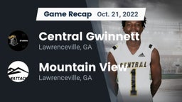 Recap: Central Gwinnett  vs. Mountain View  2022