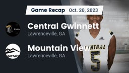 Recap: Central Gwinnett  vs. Mountain View  2023