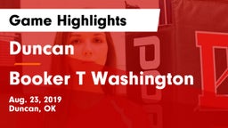 Duncan  vs Booker T Washington Game Highlights - Aug. 23, 2019