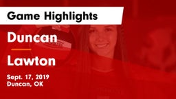 Duncan  vs Lawton   Game Highlights - Sept. 17, 2019