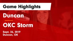 Duncan  vs OKC Storm Game Highlights - Sept. 26, 2019