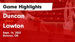 Duncan  vs Lawton   Game Highlights - Sept. 16, 2022