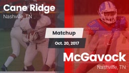 Matchup: Cane Ridge vs. McGavock  2017