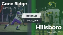 Matchup: Cane Ridge vs. Hillsboro  2019