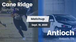 Matchup: Cane Ridge vs. Antioch  2020