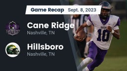 Recap: Cane Ridge  vs. Hillsboro  2023