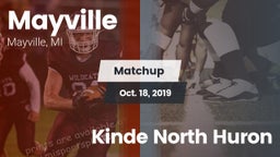 Matchup: Mayville vs. Kinde North Huron 2019