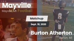 Matchup: Mayville vs. Burton Atherton   2020