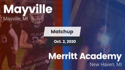 Matchup: Mayville vs. Merritt Academy  2020