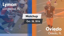 Matchup: Lyman vs. Oviedo  2016