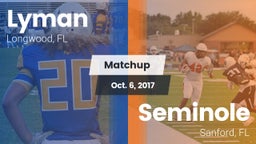 Matchup: Lyman vs. Seminole  2017