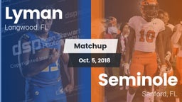 Matchup: Lyman vs. Seminole  2018