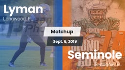 Matchup: Lyman vs. Seminole  2019