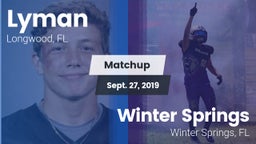 Matchup: Lyman vs. Winter Springs  2019