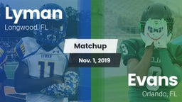 Matchup: Lyman vs. Evans  2019