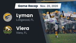 Recap: Lyman  vs. Viera  2020